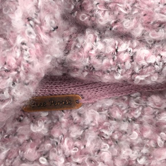 Free People Purple & White Pullover Cardigan | Versatile for Any Occasion - Picture 2 of 6